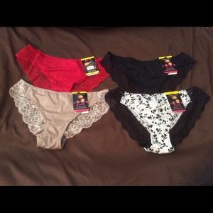 Maidenform Panties NWT LOT of 4